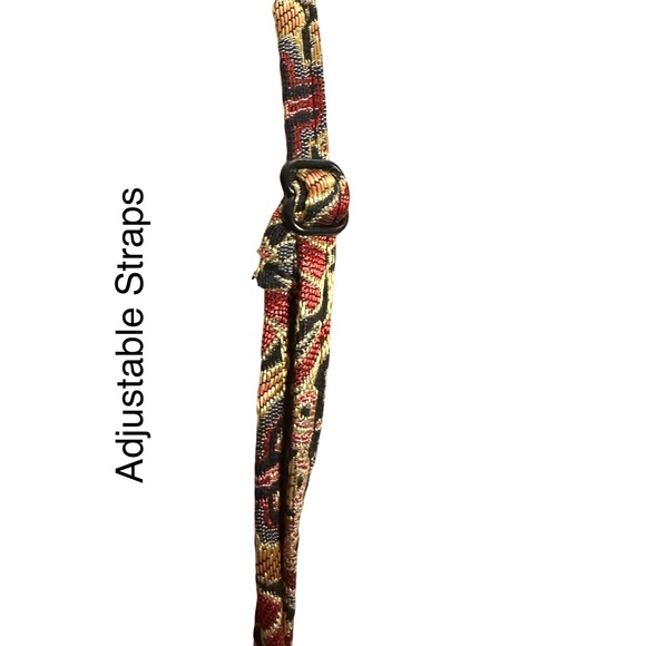 Gianni Bini Dress L Gold Brocade Mini - Picture 5 of 9